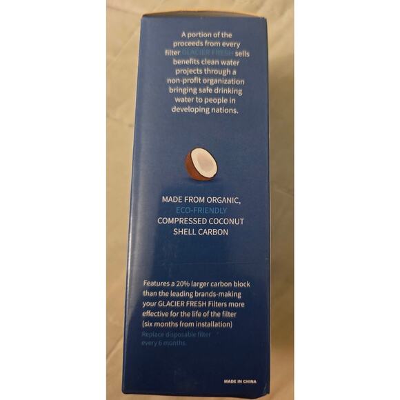 Glacier Fresh FG-XWF Refrigerator Water Filter Sealed - Picture 2 of 4